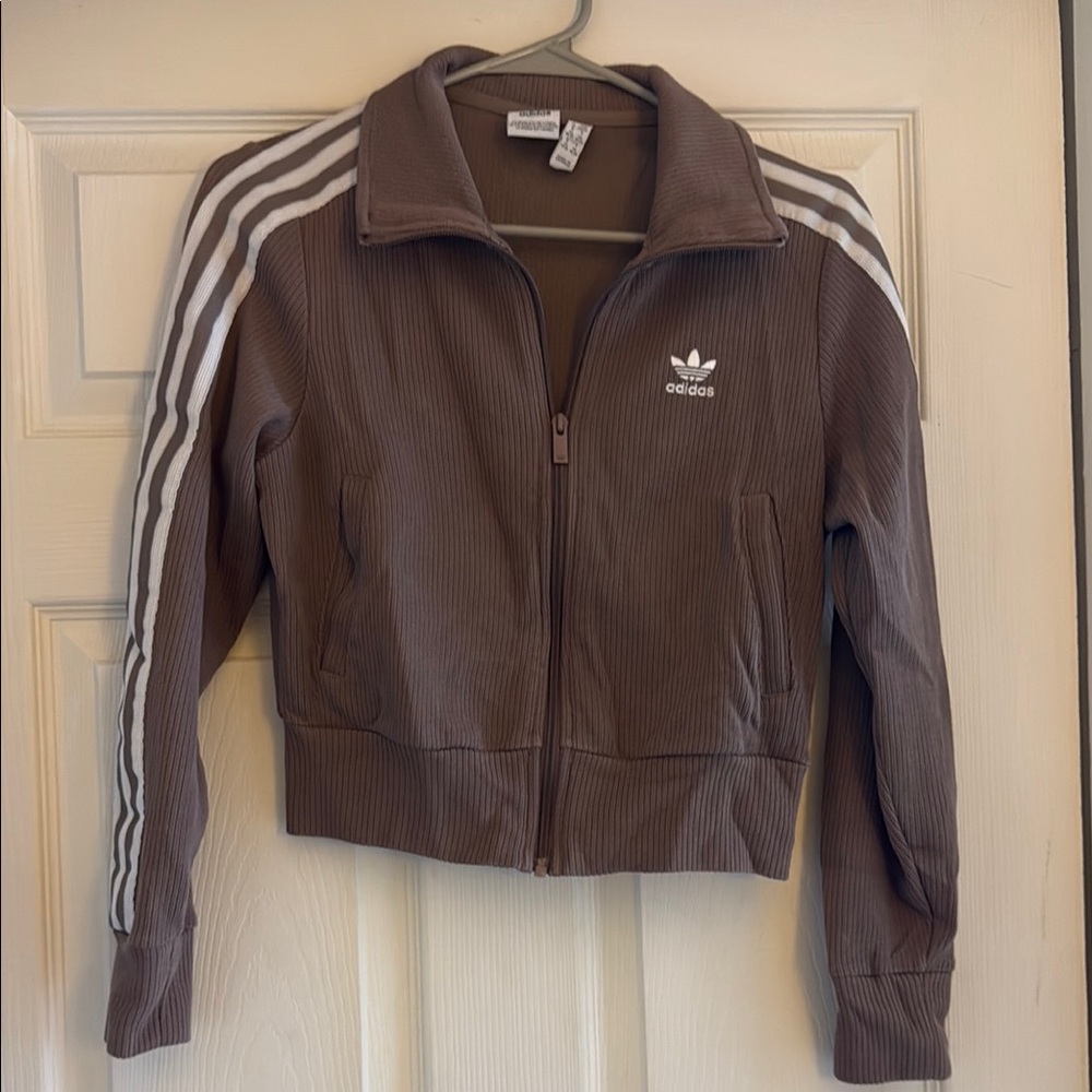 Adidas Women's Brown Track Jacket